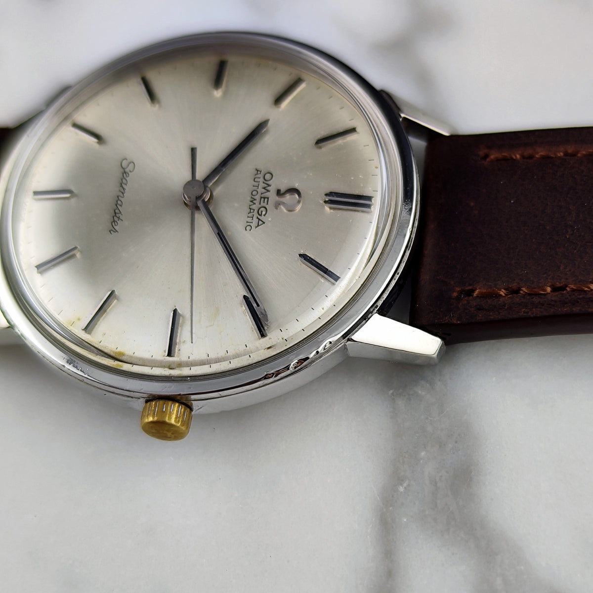Omega Seamaster Automatic Silver Dial 1964 – Bild 7