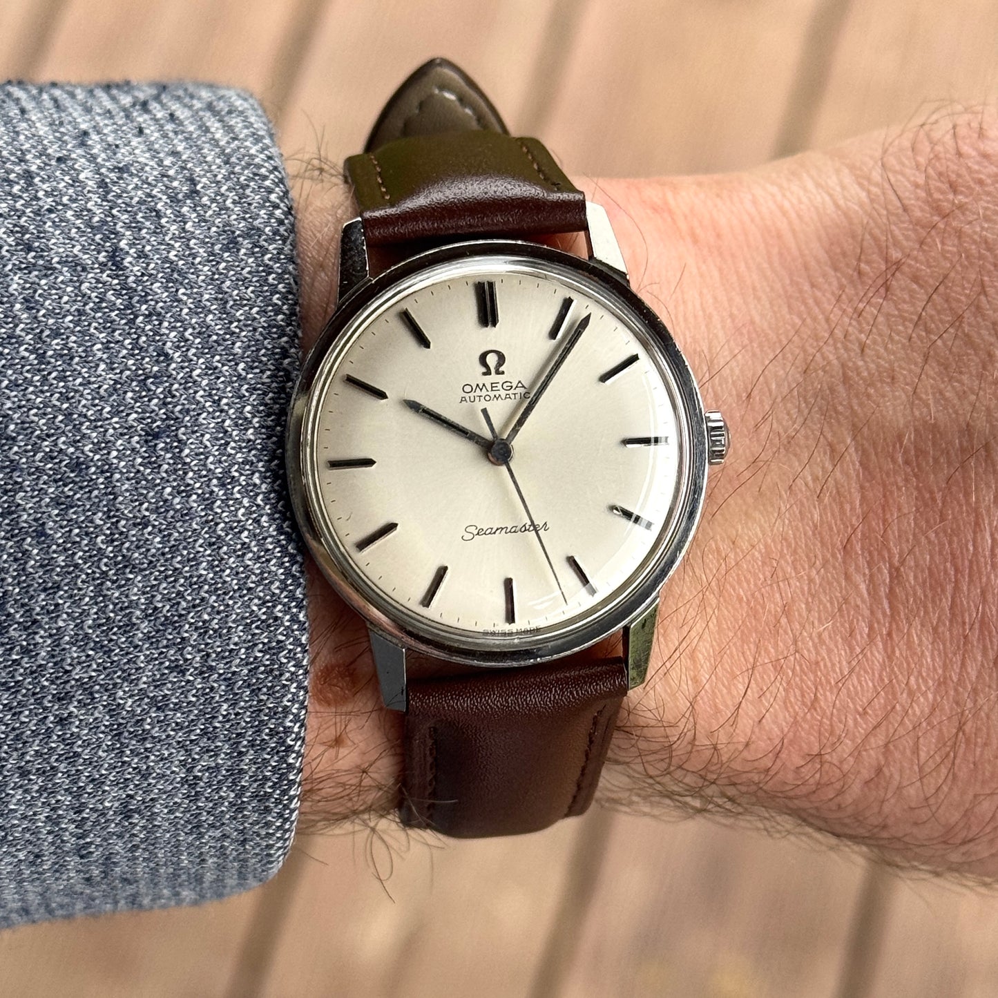 OMEGA Seamaster Automatic Silver Dial 1966 with Box [REF. 165.002]