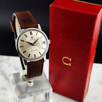 OMEGA Seamaster Automatic Steel Date with Box 1969 Serviced 04/2026 [REF. 166.003]