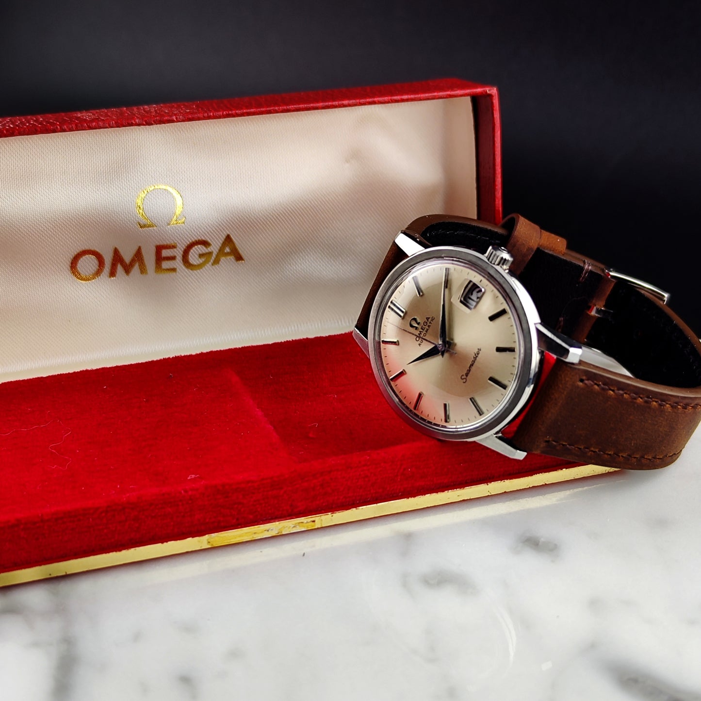 OMEGA Seamaster Automatic Steel Date with Box 1969 Serviced 04/2026 [REF. 166.003]