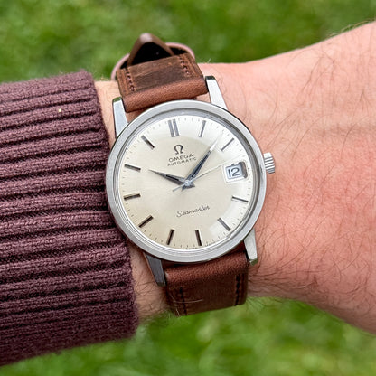 OMEGA Seamaster Automatic Steel Date with Box 1969 Serviced 04/2026 [REF. 166.003]