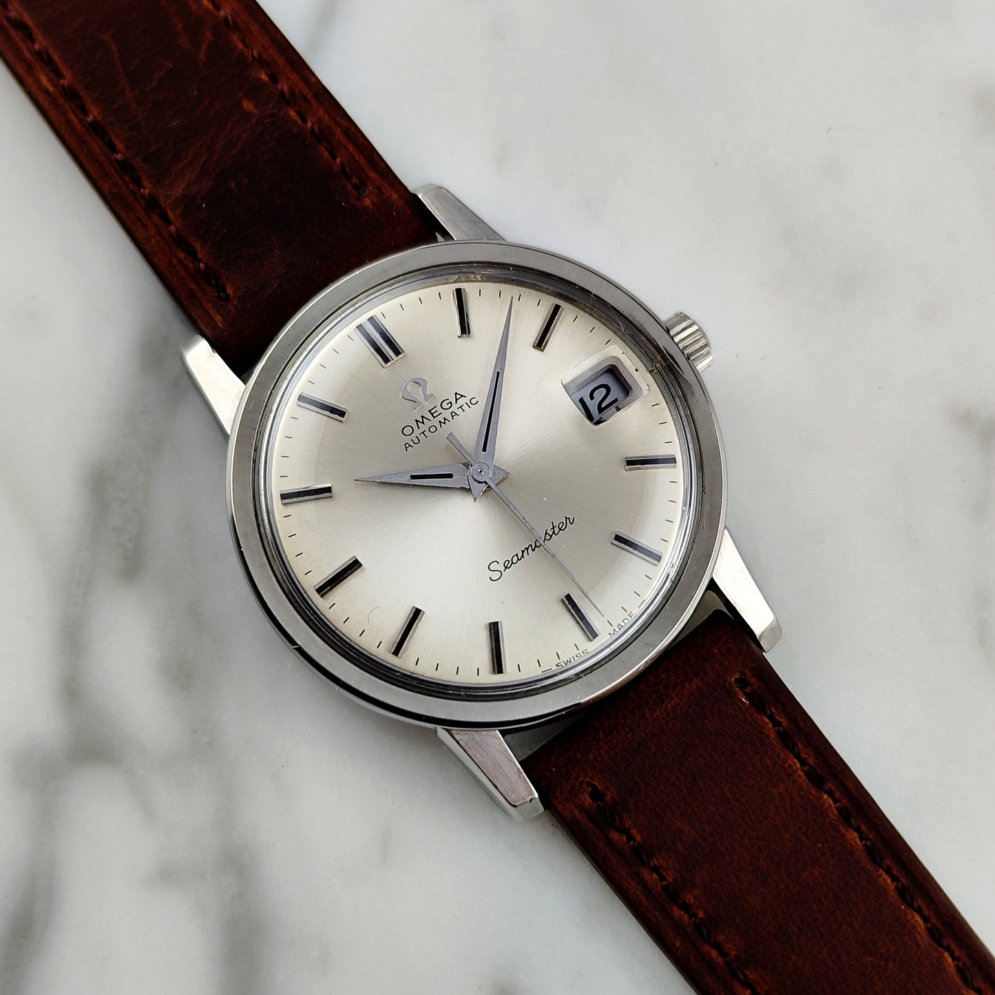 OMEGA Seamaster Automatic Steel Date with Box 1969 Serviced 04/2026 [REF. 166.003]