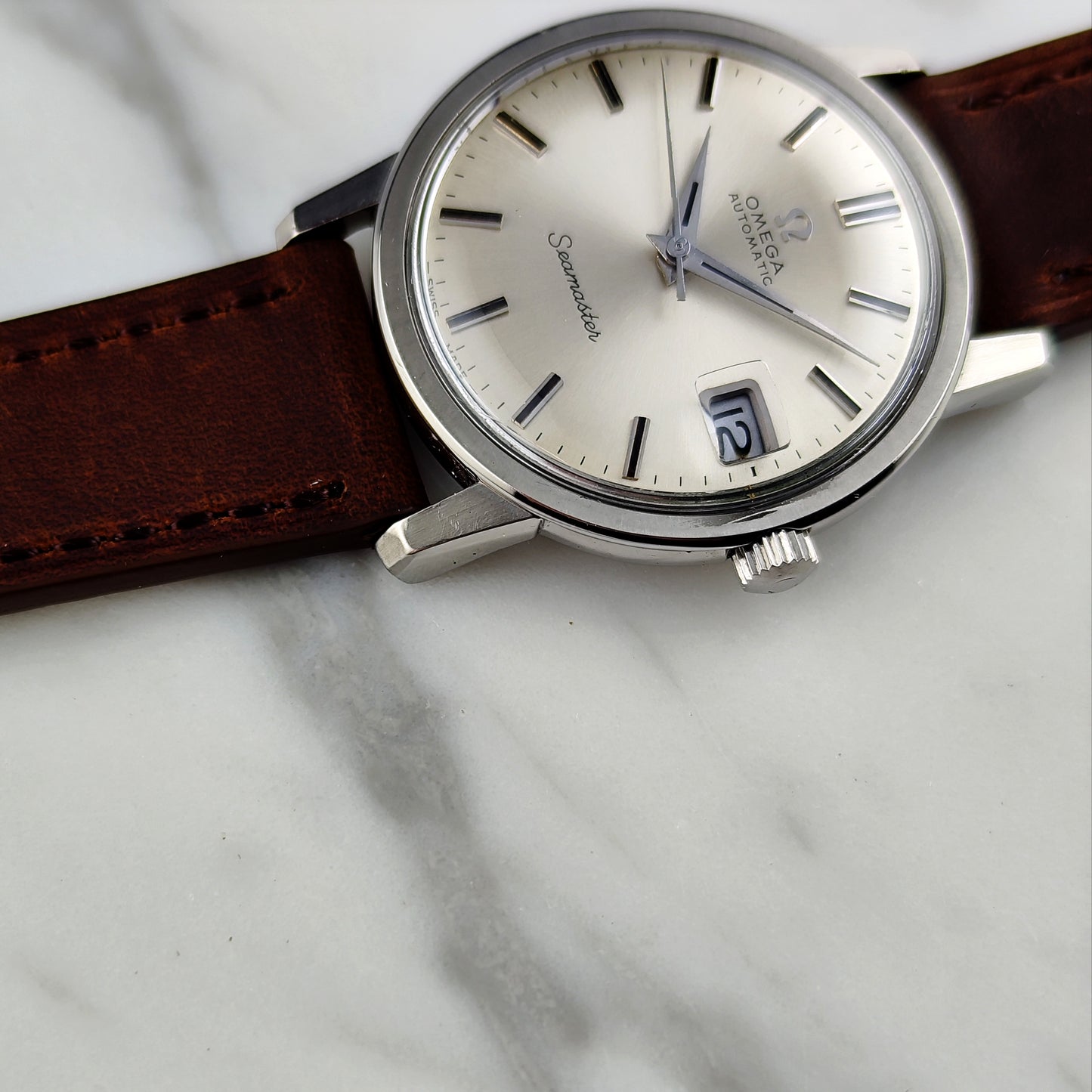 OMEGA Seamaster Automatic Steel Date with Box 1969 Serviced 04/2026 [REF. 166.003]