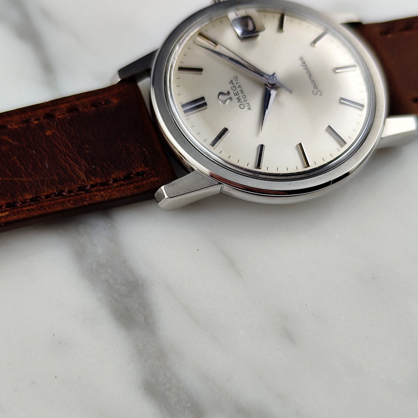 OMEGA Seamaster Automatic Steel Date with Box 1969 Serviced 04/2026 [REF. 166.003]