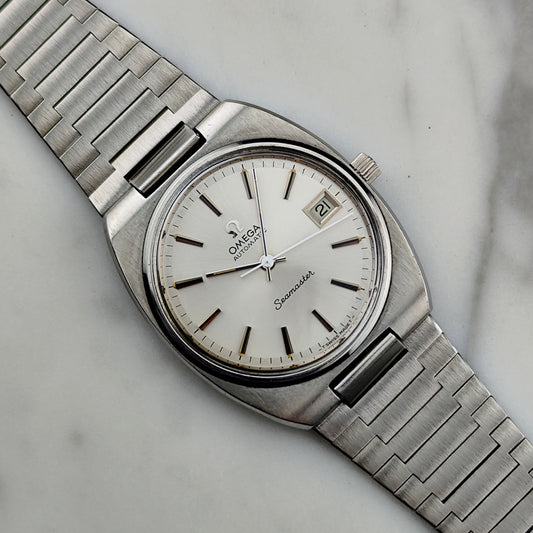 OMEGA Seamaster Automatic Steel Date 1974 Serviced 04/2026 [REF. 166.0206]