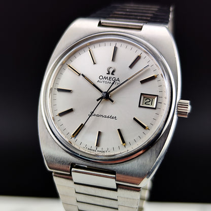 OMEGA Seamaster Automatic Steel Date 1974 Serviced 04/2026 [REF. 166.0206]
