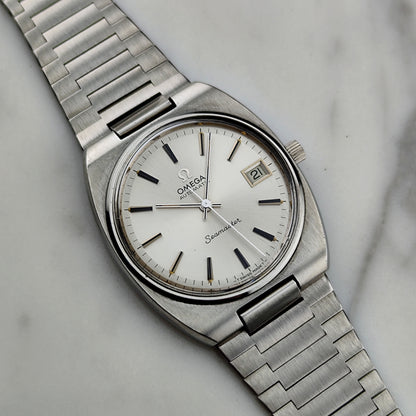 OMEGA Seamaster Automatic Steel Date 1974 Serviced 04/2026 [REF. 166.0206]
