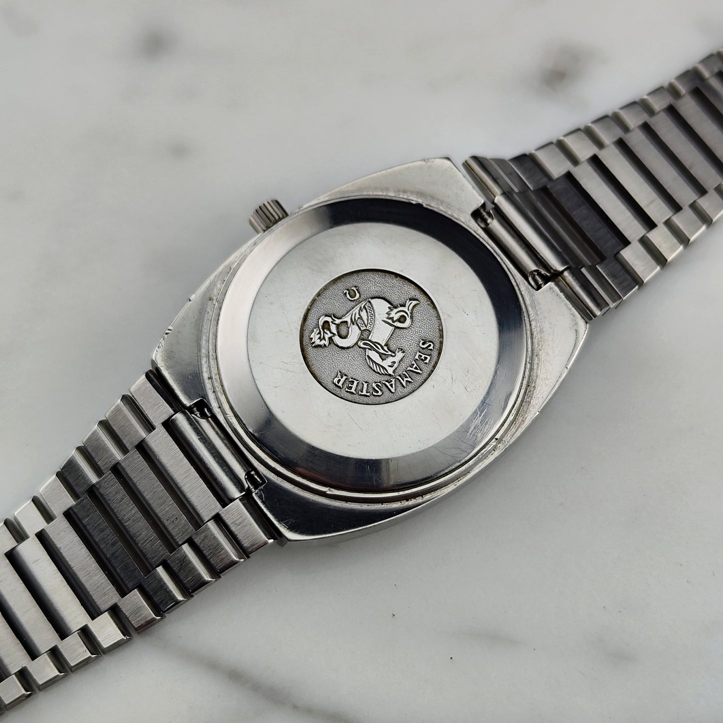 OMEGA Seamaster Automatic Steel Date 1974 Serviced 04/2026 [REF. 166.0206]