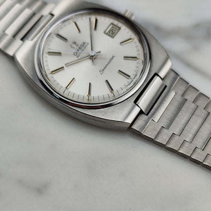 OMEGA Seamaster Automatic Steel Date 1974 Serviced 04/2026 [REF. 166.0206]