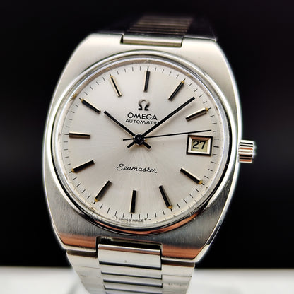 OMEGA Seamaster Automatic Steel Date 1976 Serviced 03/2026 [REF. 166.0206]