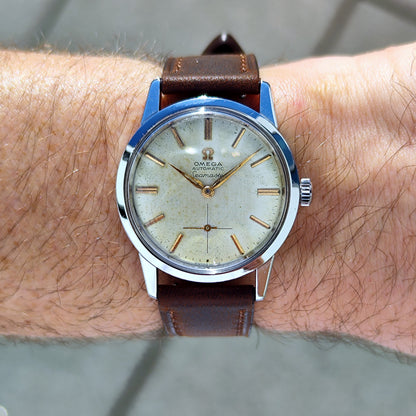 Omega Seamaster Automatic White Dial 1958 – Bild 2