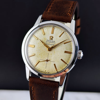 Omega Seamaster Automatic White Dial 1958 – Bild 3