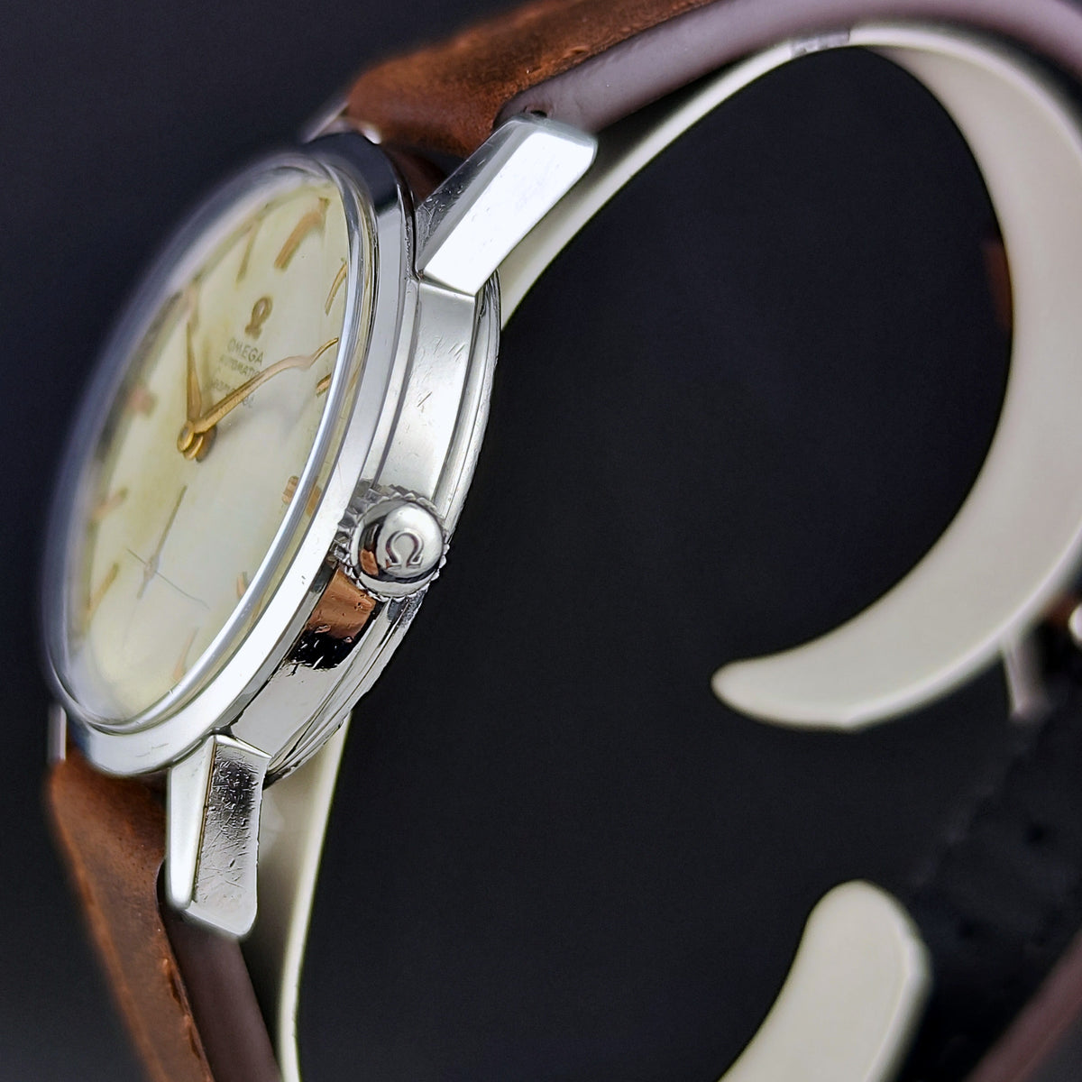 Omega Seamaster Automatic White Dial 1958 – Bild 5
