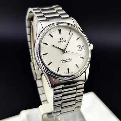 OMEGA Seamaster Automatic White Dial Fullset Box and Papers 1982 [REF. 166.0277]