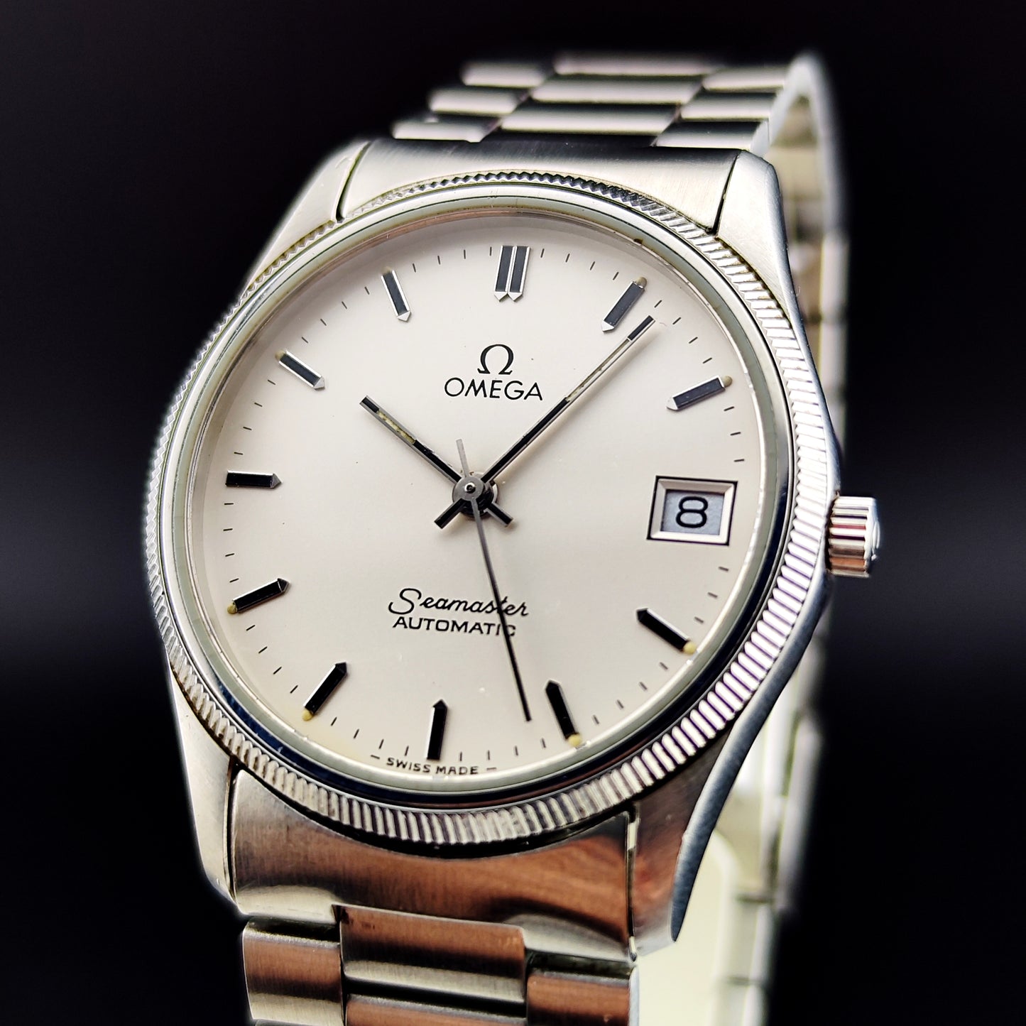 OMEGA Seamaster Automatic White Dial Fullset Box and Papers 1982 [REF. 166.0277]