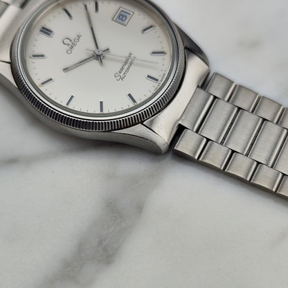 OMEGA Seamaster Automatic White Dial Fullset Box and Papers 1982 [REF. 166.0277]