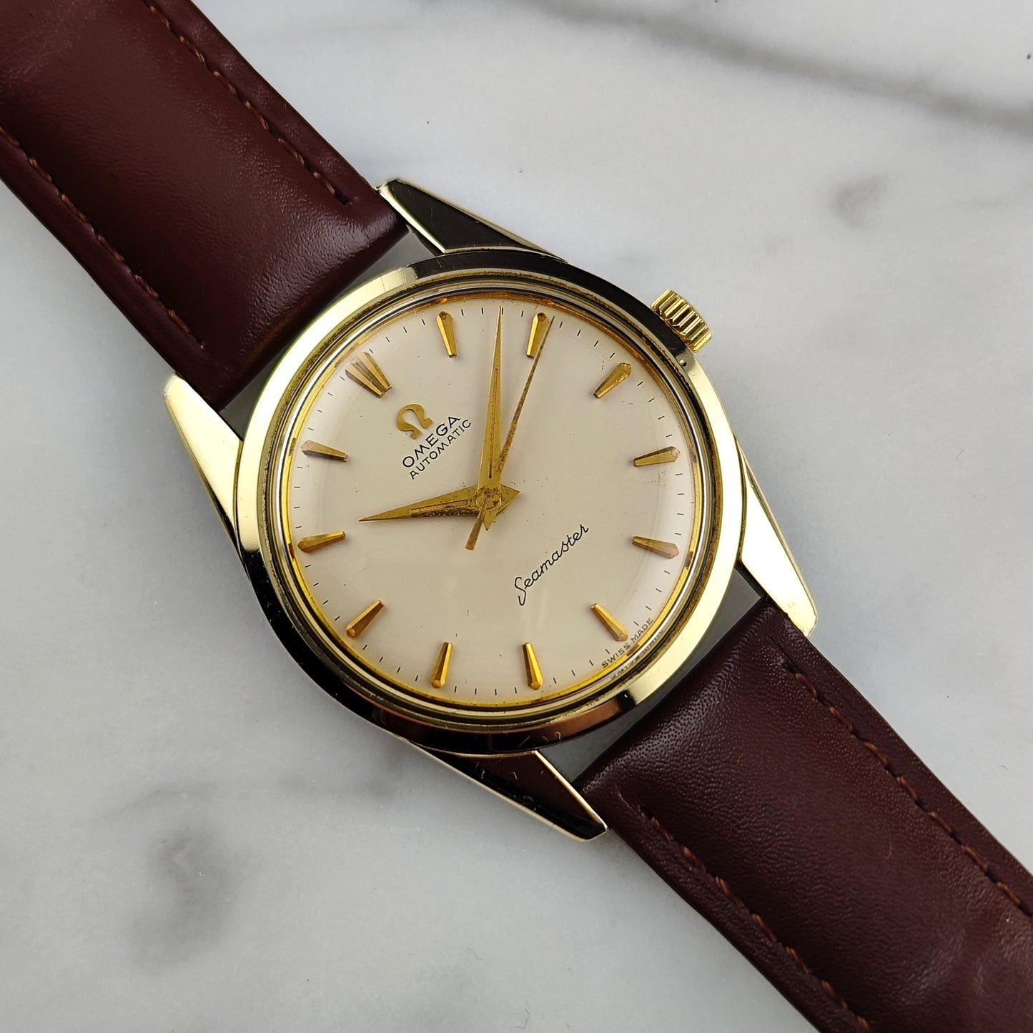OMEGA Seamaster Automatic White Dial Gold 1961 [REF. 14700]