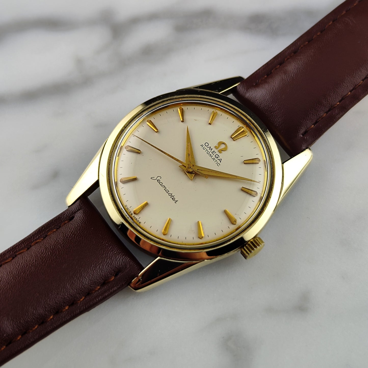OMEGA Seamaster Automatic White Dial Gold 1961 [REF. 14700]
