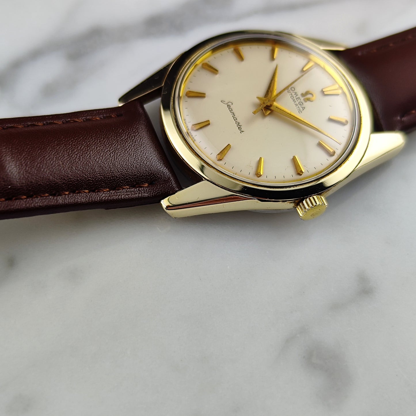 OMEGA Seamaster Automatic White Dial Gold 1961 [REF. 14700]