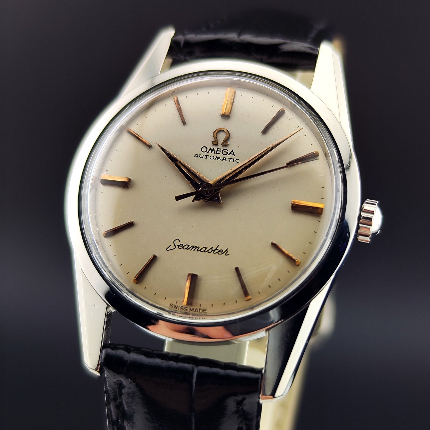 OMEGA Seamaster Automatic White Dial Gold Hands 1961 [REF. 14700]