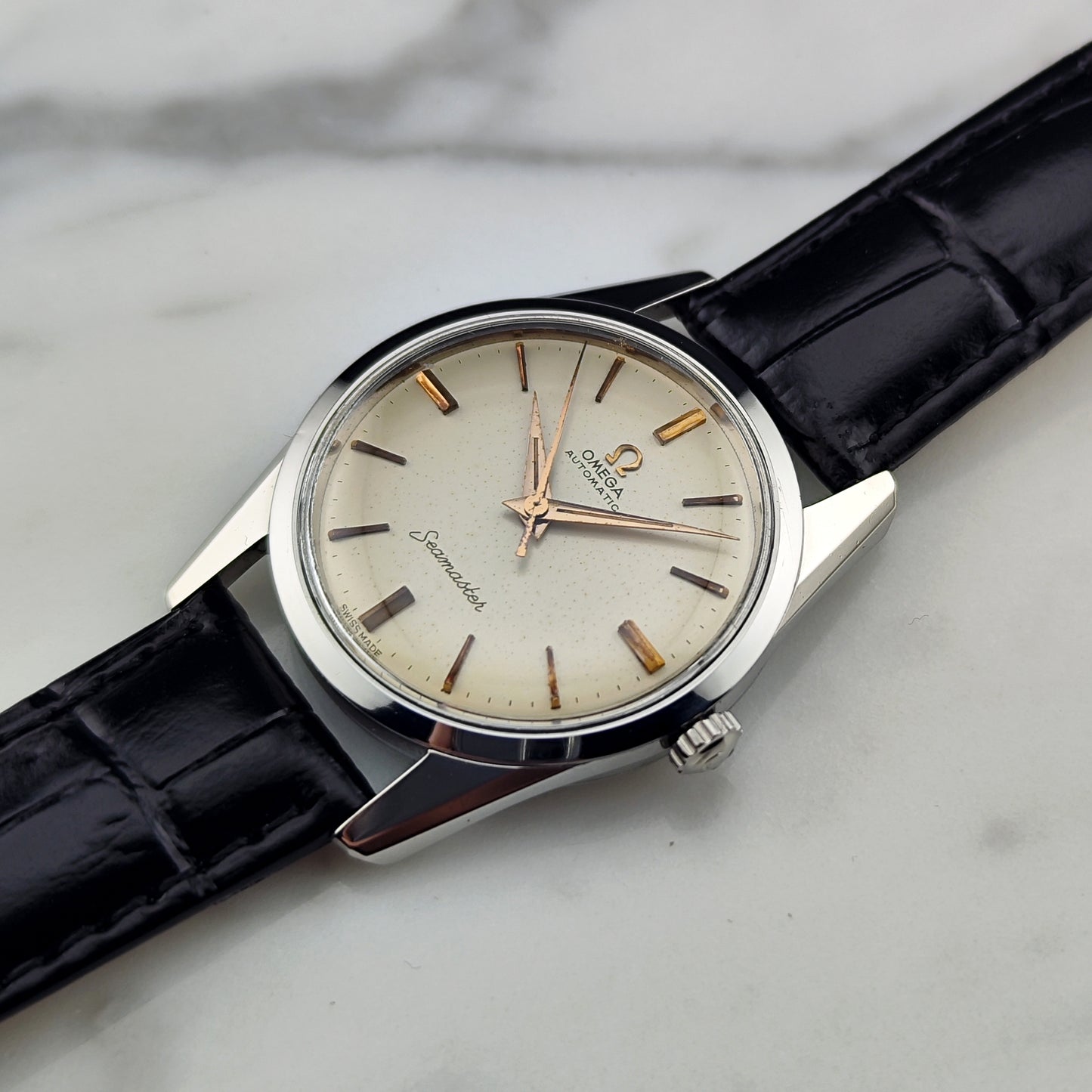 OMEGA Seamaster Automatic White Dial Gold Hands 1961 [REF. 14700]