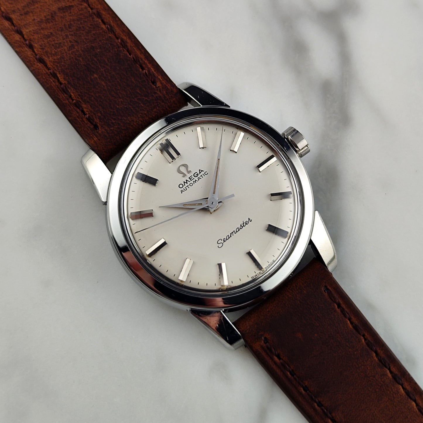 OMEGA Seamaster Automatic White Dial 1958 Mint+ [REF. 2846]