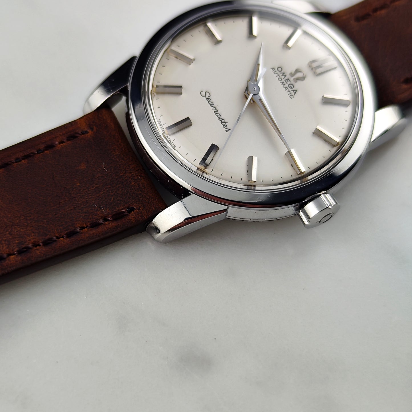 OMEGA Seamaster Automatic White Dial 1958 Mint+ [REF. 2846]