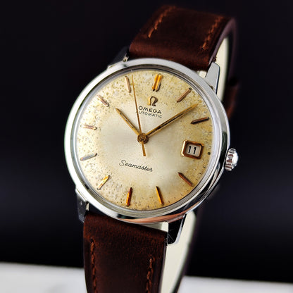 OMEGA Seamaster Automatic White Dial Patina 1965 [REF. 166.002]