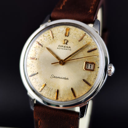 OMEGA Seamaster Automatic White Dial Patina 1965 [REF. 166.002]