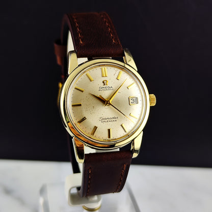Omega Seamaster Calendar Gold White Dial 1956 [REF. 2849]