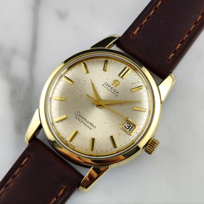 Omega Seamaster Calendar Gold White Dial 1956 [REF. 2849]