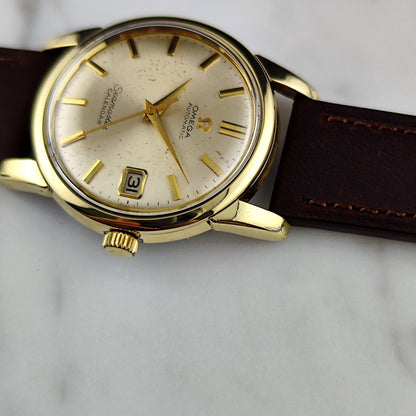 Omega Seamaster Calendar Gold White Dial 1956 [REF. 2849]