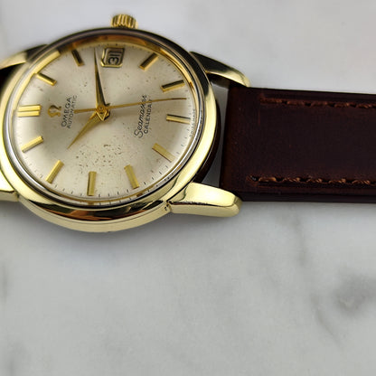 Omega Seamaster Calendar Gold White Dial 1956 [REF. 2849]
