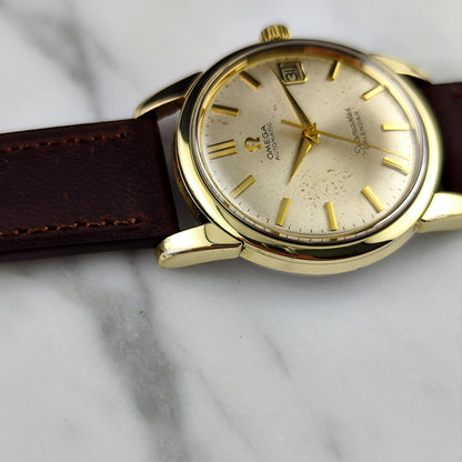 Omega Seamaster Calendar Gold White Dial 1956 [REF. 2849]