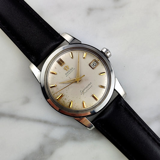 OMEGA Seamaster Calendar Gold White Dial 1958 Serviced 05/2026 [REF. 2922]