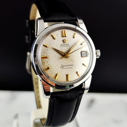 OMEGA Seamaster Calendar Gold White Dial 1958 Serviced 05/2026 [REF. 2922]