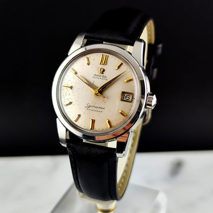 OMEGA Seamaster Calendar Gold White Dial 1958 Serviced 05/2026 [REF. 2922]
