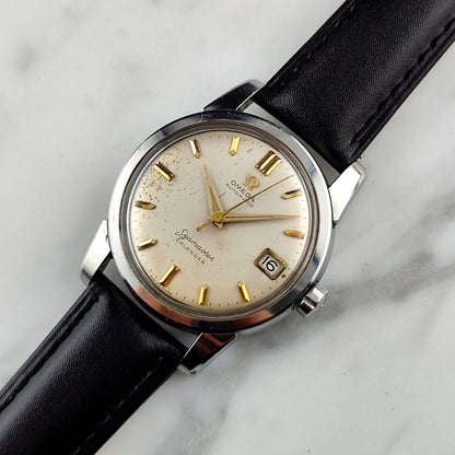 OMEGA Seamaster Calendar Gold White Dial 1958 Serviced 05/2026 [REF. 2922]