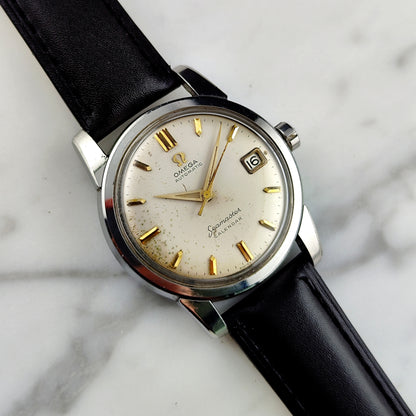 OMEGA Seamaster Calendar Gold White Dial 1958 Serviced 05/2026 [REF. 2922]
