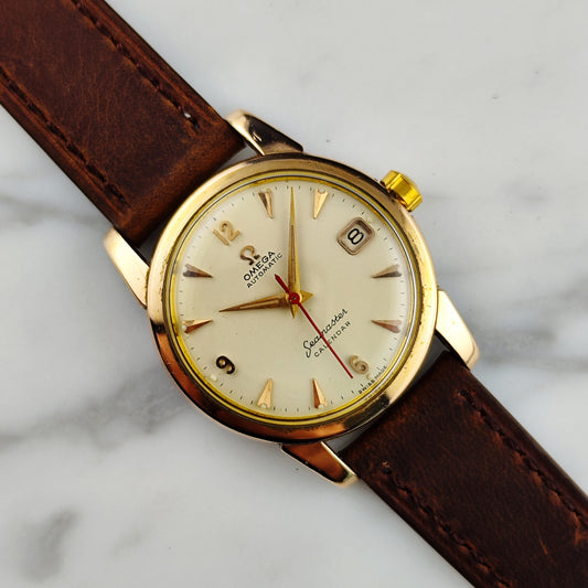 OMEGA Seamaster Calendar Gold White Dial 1960 [REF. 2849]