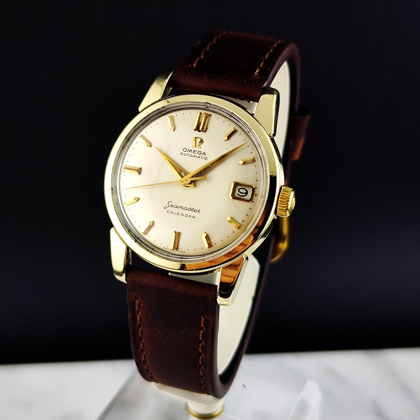 OMEGA Seamaster Calendar Gold White Dial 1960 [REF. 2849]