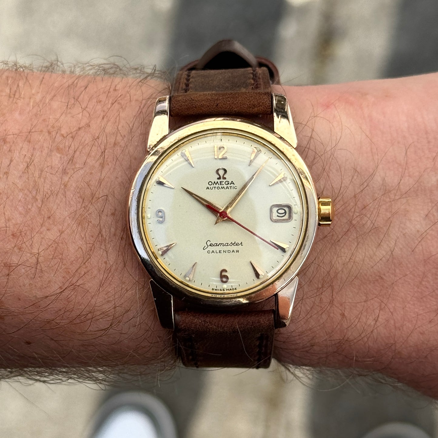 OMEGA Seamaster Calendar Gold White Dial 1960 [REF. 2849]