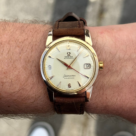OMEGA Seamaster Calendar Gold White Dial 1960 [REF. 2849]