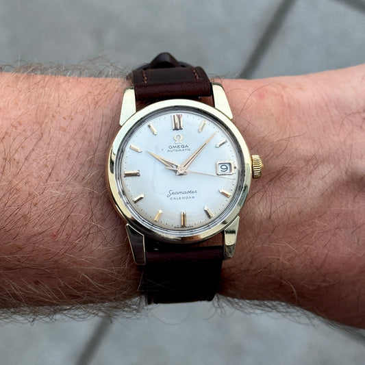 OMEGA Seamaster Calendar Gold White Dial 1960 [REF. 2849]