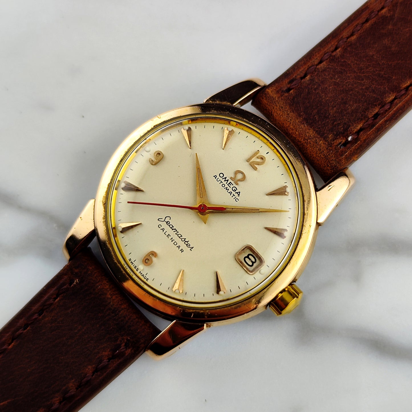 OMEGA Seamaster Calendar Gold White Dial 1960 [REF. 2849]