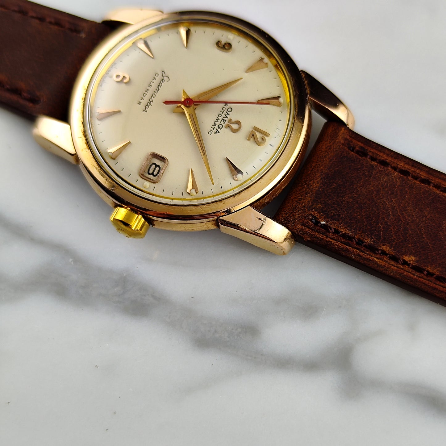 OMEGA Seamaster Calendar Gold White Dial 1960 [REF. 2849]