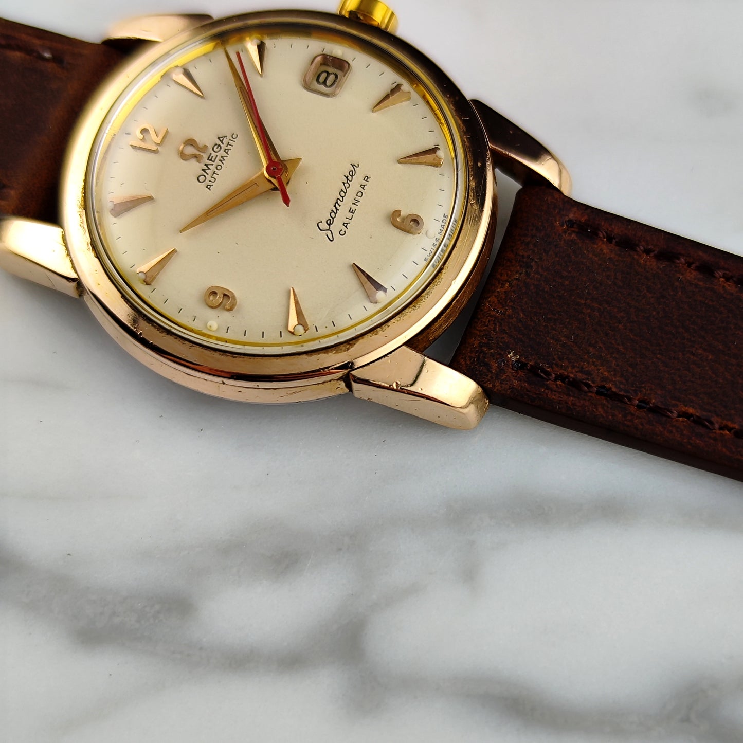 OMEGA Seamaster Calendar Gold White Dial 1960 [REF. 2849]