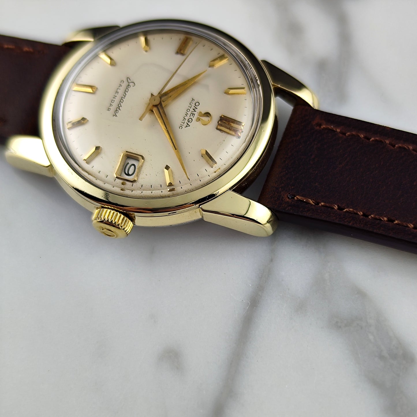 OMEGA Seamaster Calendar Gold White Dial 1960 [REF. 2849]