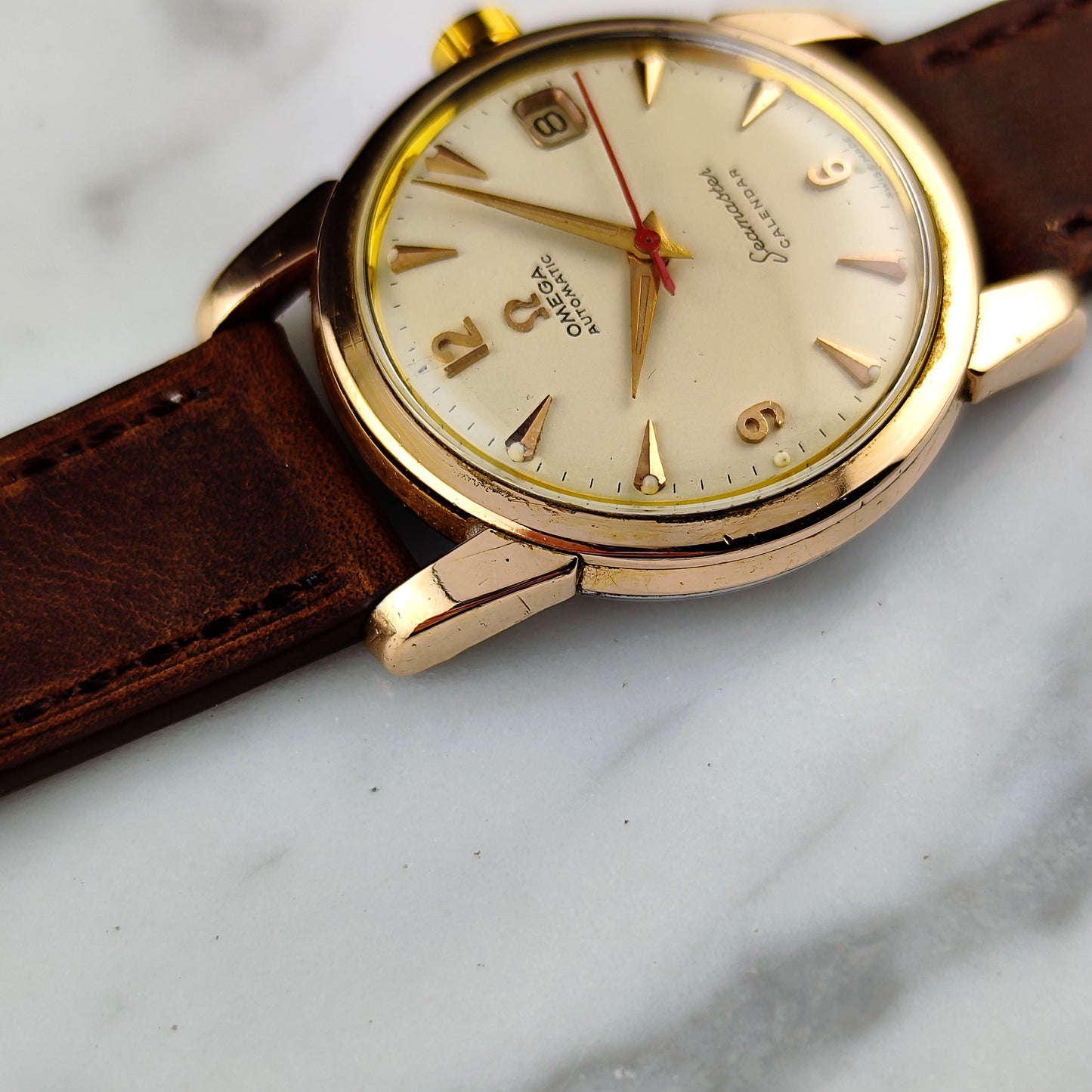 OMEGA Seamaster Calendar Gold White Dial 1960 [REF. 2849]