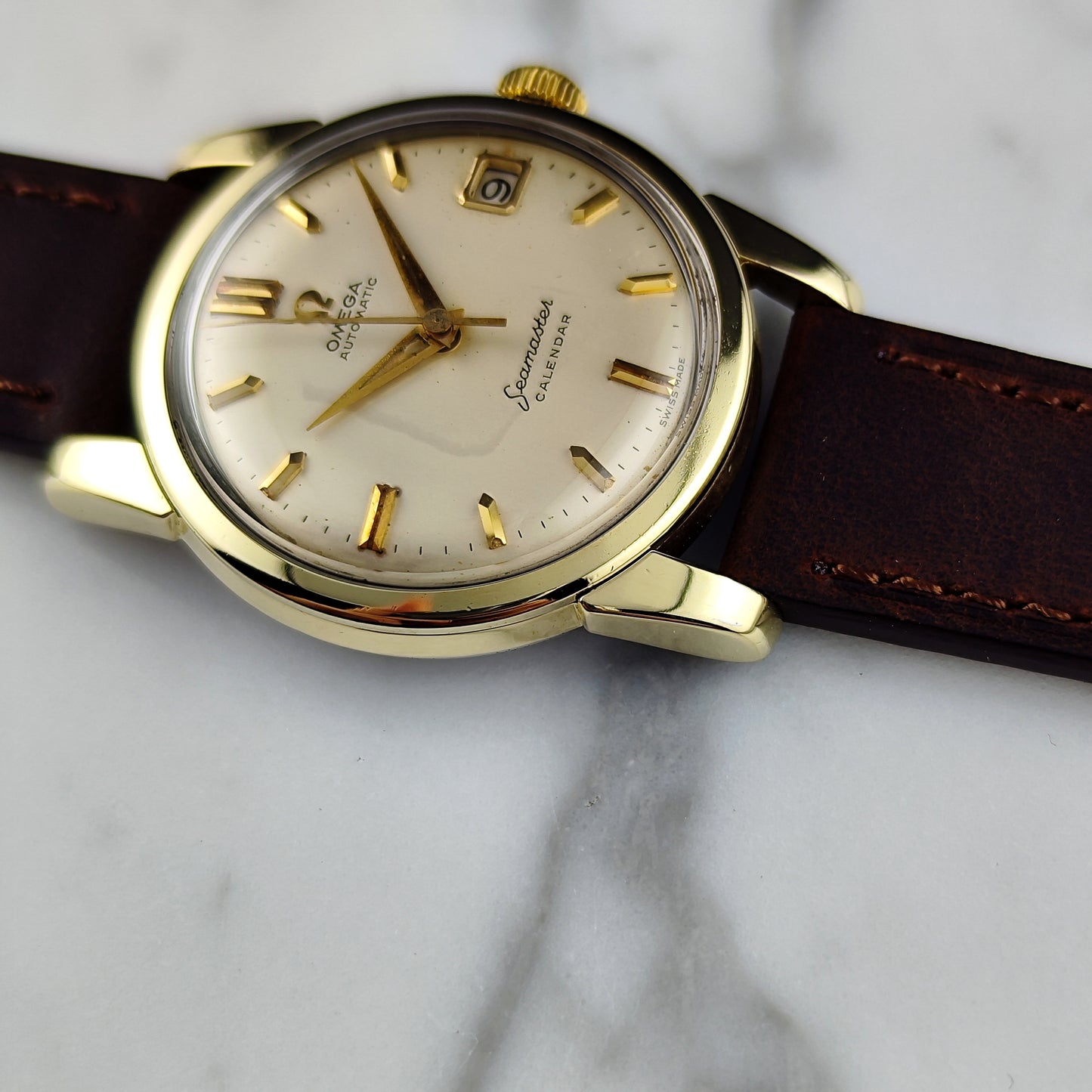 OMEGA Seamaster Calendar Gold White Dial 1960 [REF. 2849]